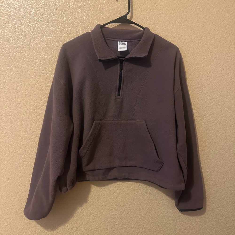 PINK Victoria's Secret Mauve Fleece Jacket